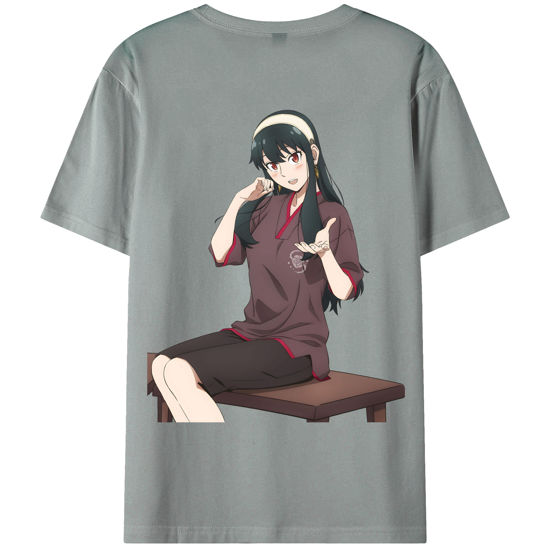 （画像用） SPY×FAMILY间谍家家酒 綿100％ メンズ半袖Tシャツ（バックプリント） 通気性